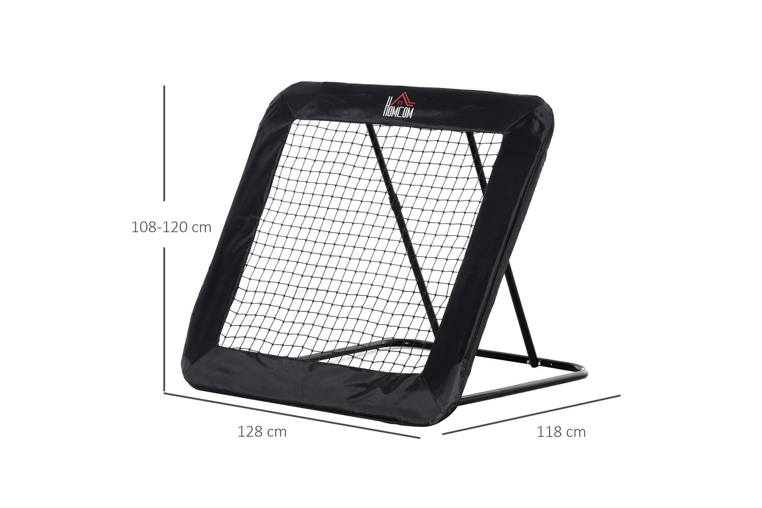 Homcom A62-032 Football Training Rebounder Net | Black-2