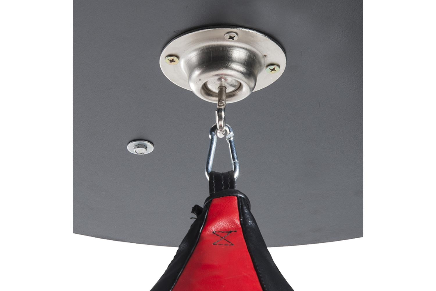Homcom A90-022 Punching Boxing Speed Bag Boxing Workout Platform | Red/Black-6