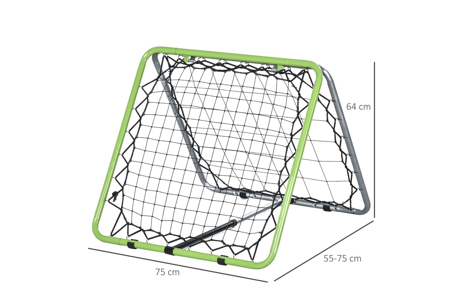 Homcom A90-221 Adjustable Angle Goal Training Football Rebounder Net-2