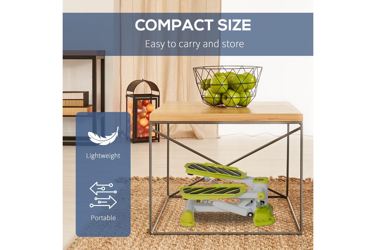 Homcom A90-262YL Portable Mini Stepper | Multi-Coloured-4