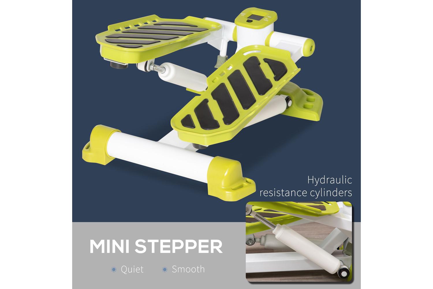 Homcom A90-262YL Portable Mini Stepper | Multi-Coloured-6