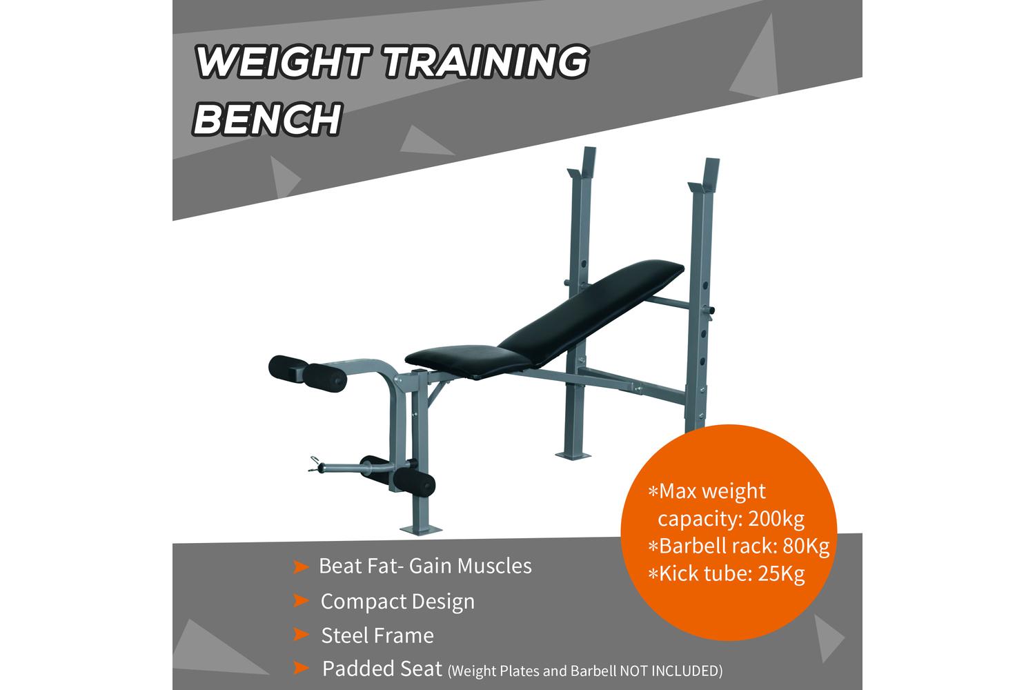 Homcom A91-032 - Weight Bench, Home Gym Equipment-3