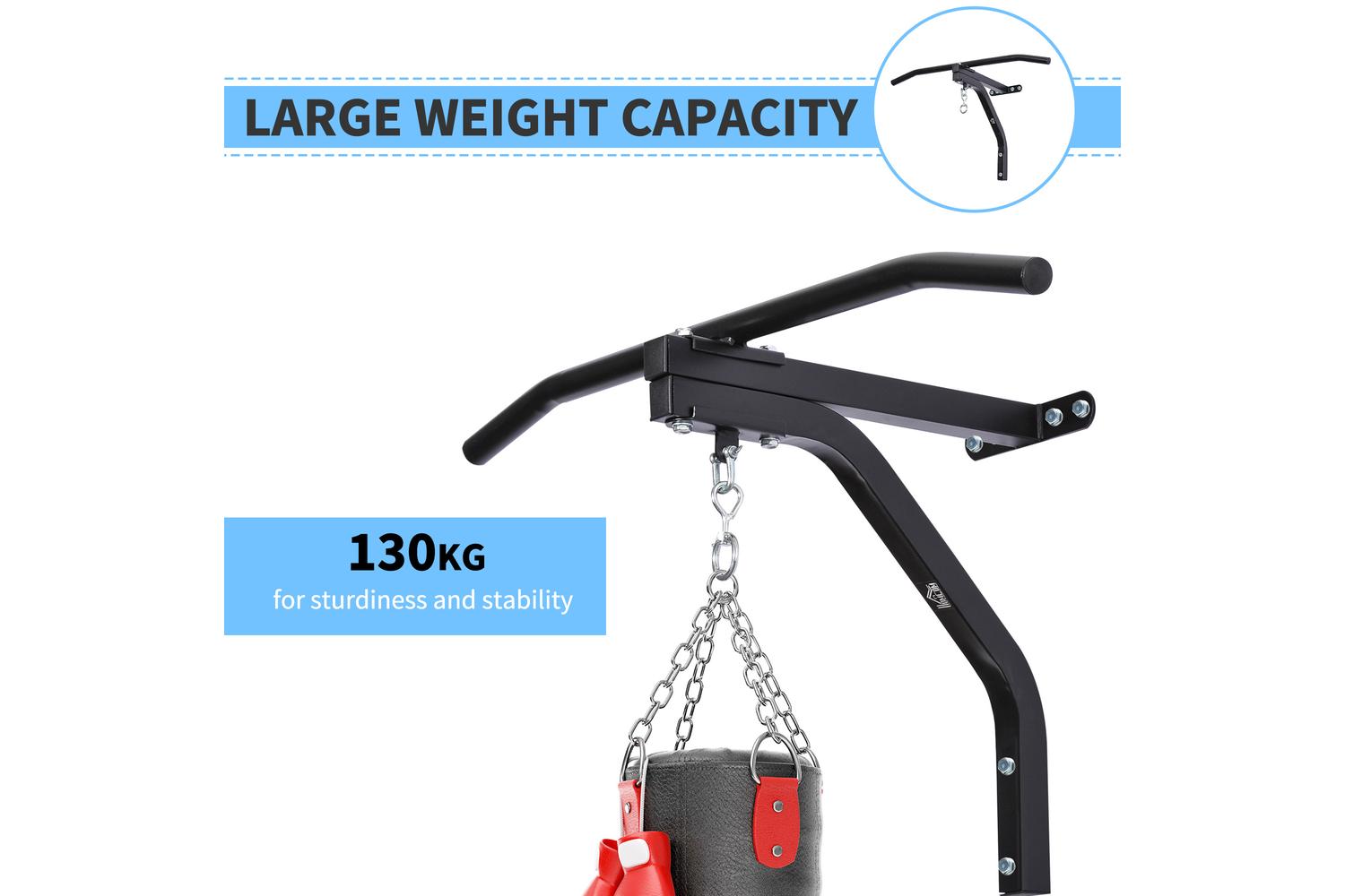 Homcom A91-051V01BK Workout Pull Up Bar | Black-4