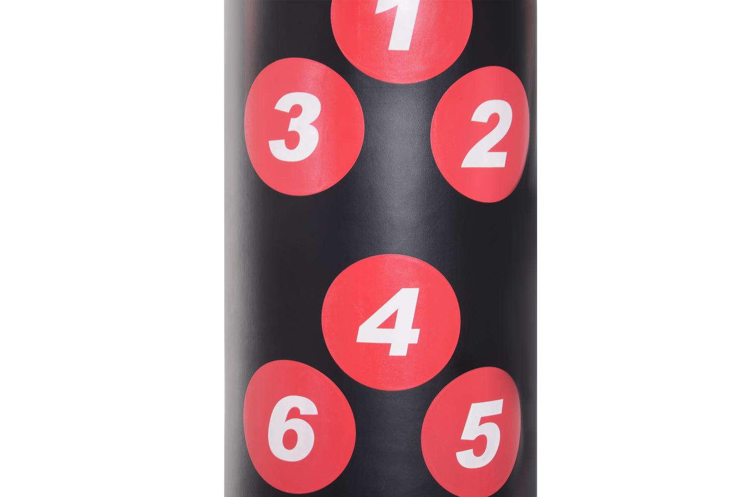 Homcom A91-063 Punching Bag Standing with Refilled Base of Water | Black-7