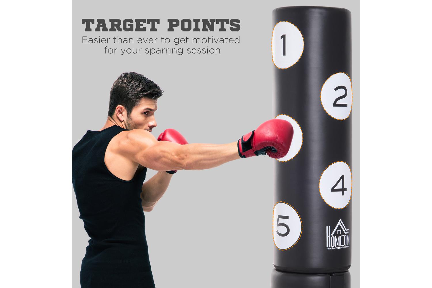 Homcom A91-064 Punching Bag Stand | Black-3