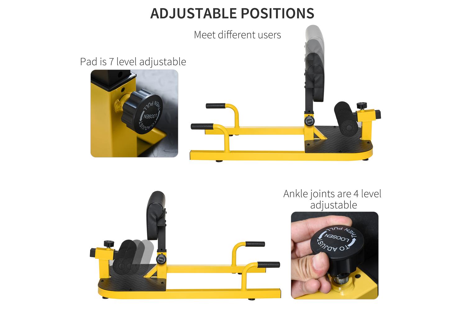 Homcom A91-069yl - Squat Machine, Adjustable-3
