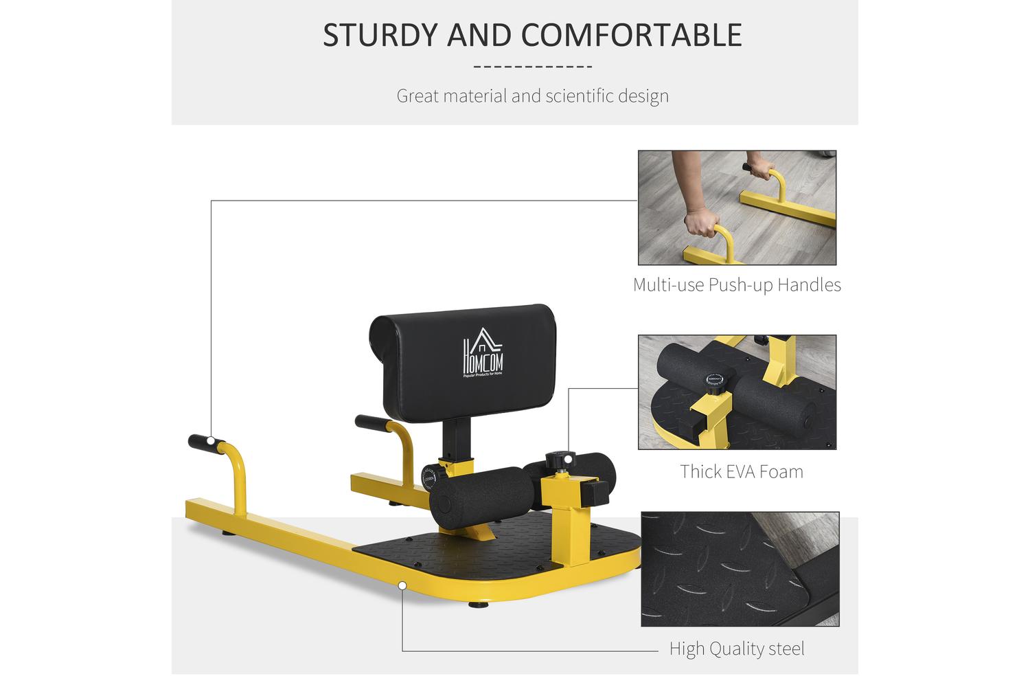Homcom A91-069yl - Squat Machine, Adjustable-6
