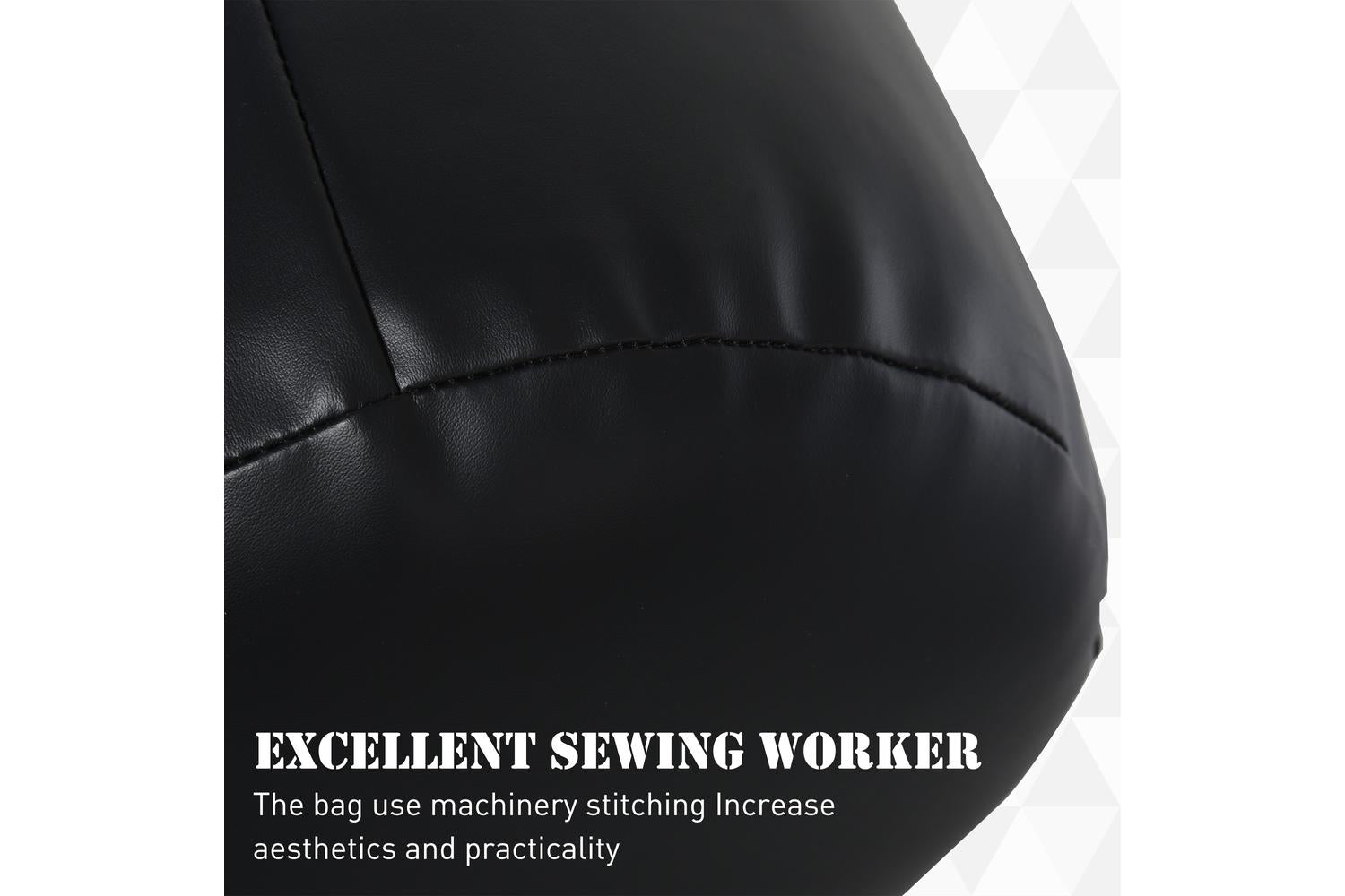 Homcom A91-101 Boxing Punch Bag with Hanging Chain | Black-5