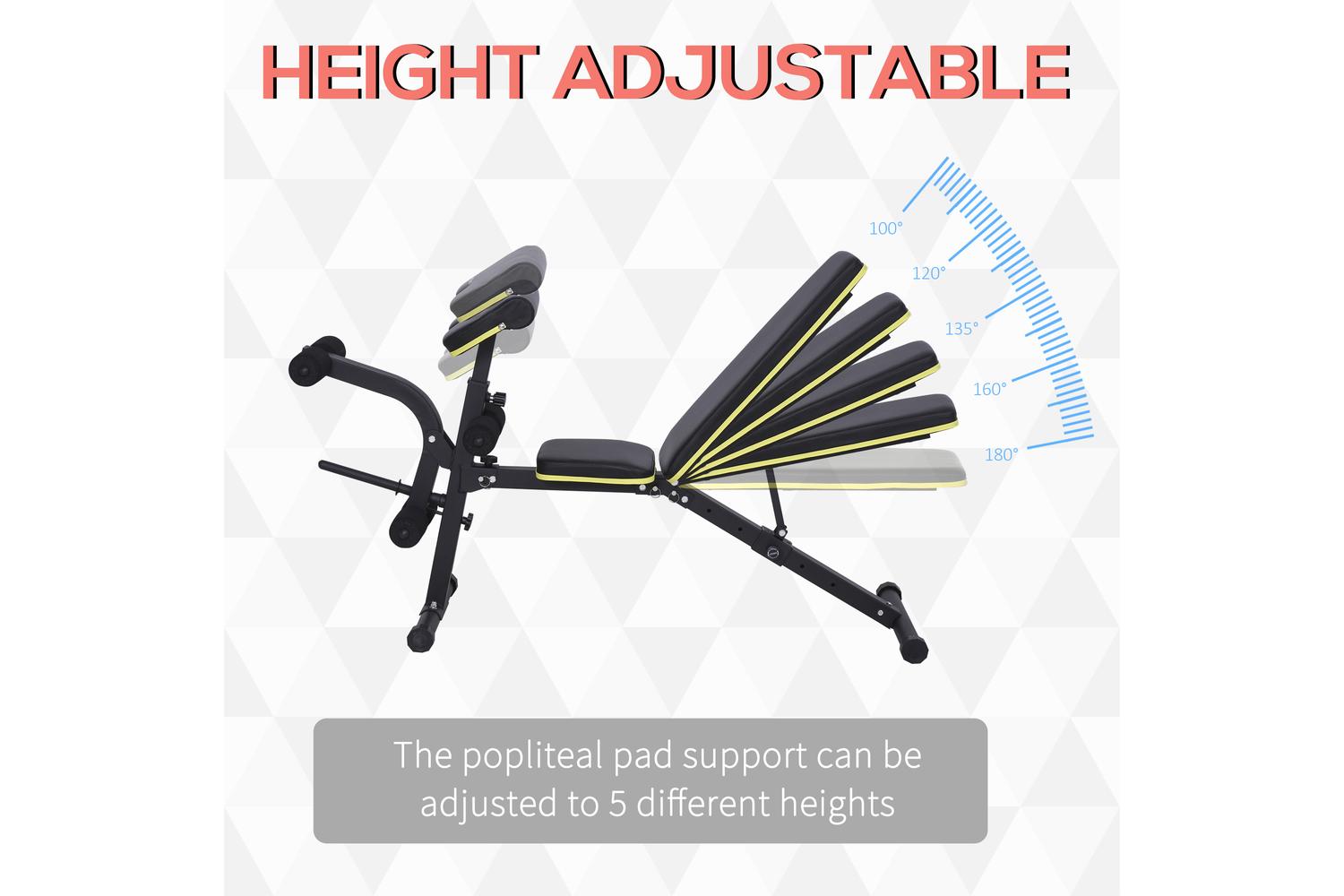 Homcom A91-115 Dumbbell Bench | Black-4