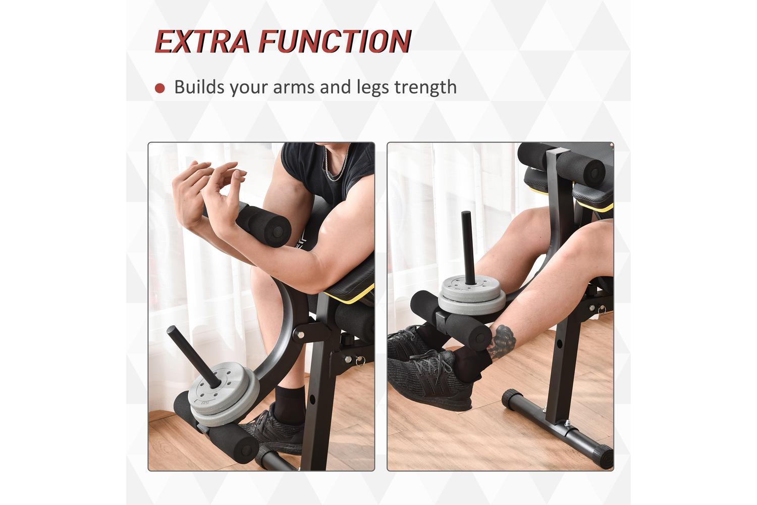 Homcom A91-115 Dumbbell Bench | Black-7