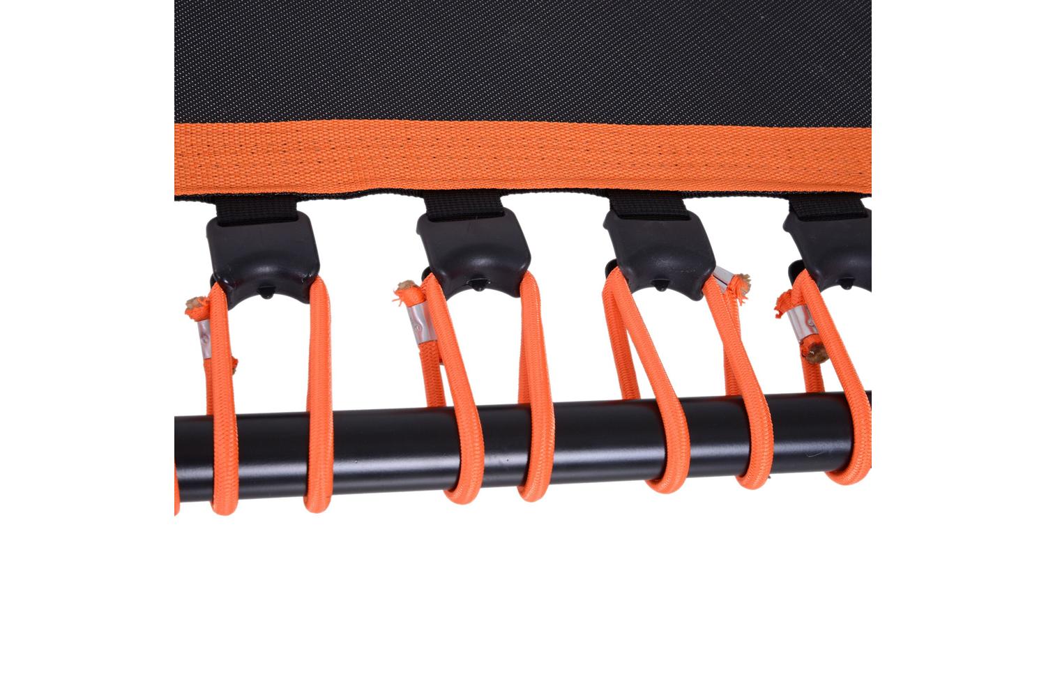 Homcom A93-037 Fitness Mini Trampoline | Black/Orange-8