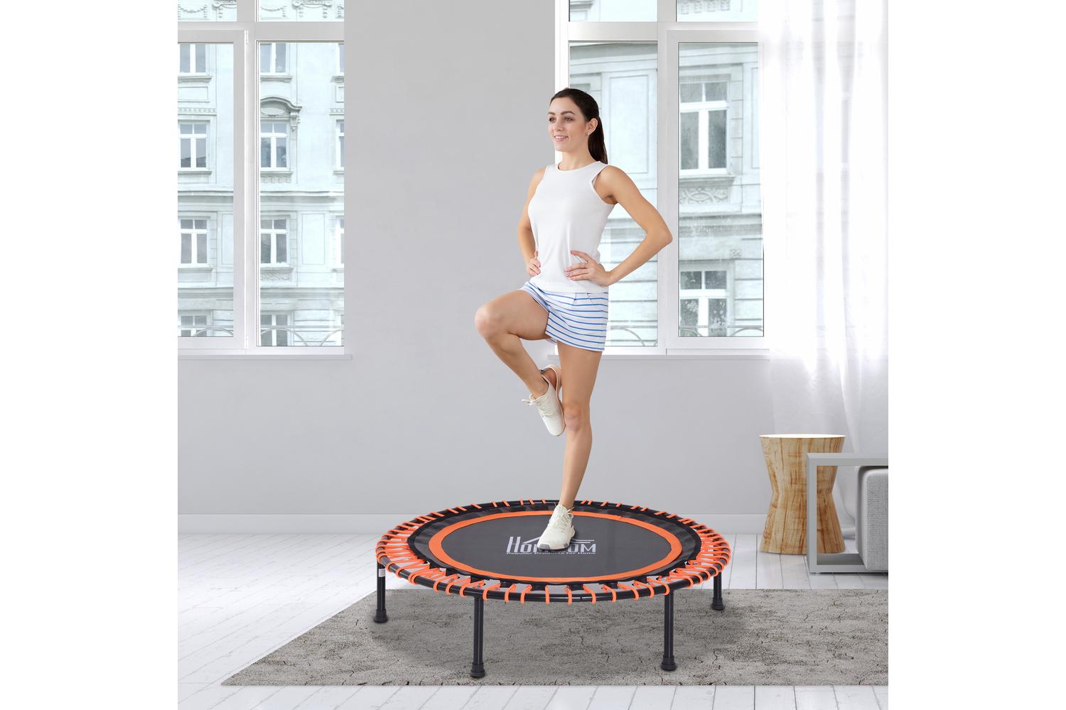Homcom A93-038 Mini Trampoline | Black/Orange