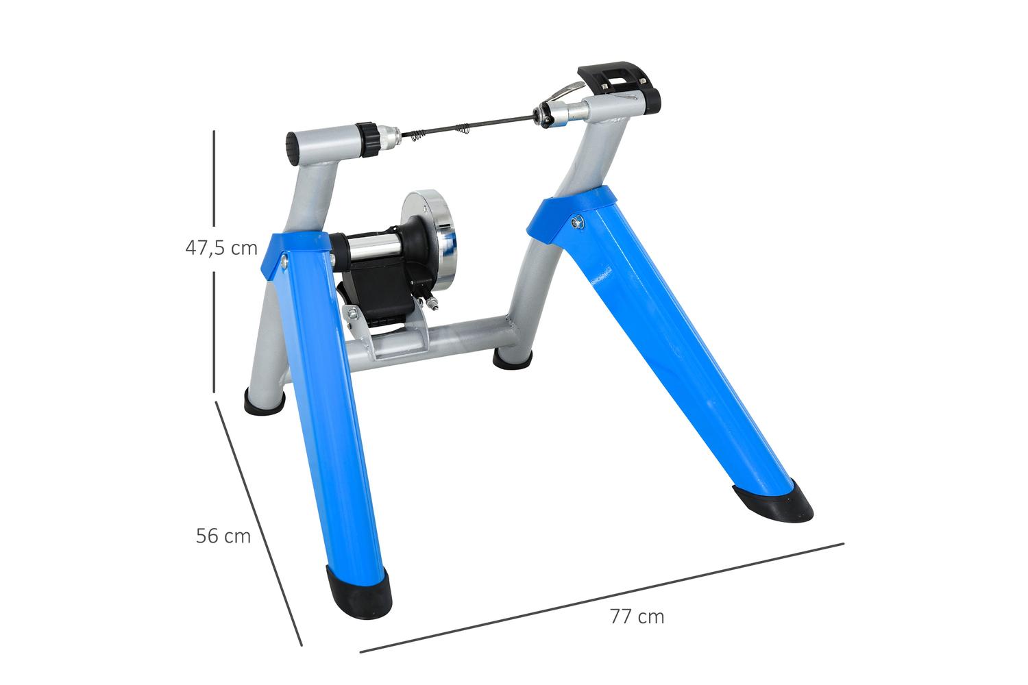 Homcom AA0-066 Indoor Stationary Bike Trainer | Blue-2