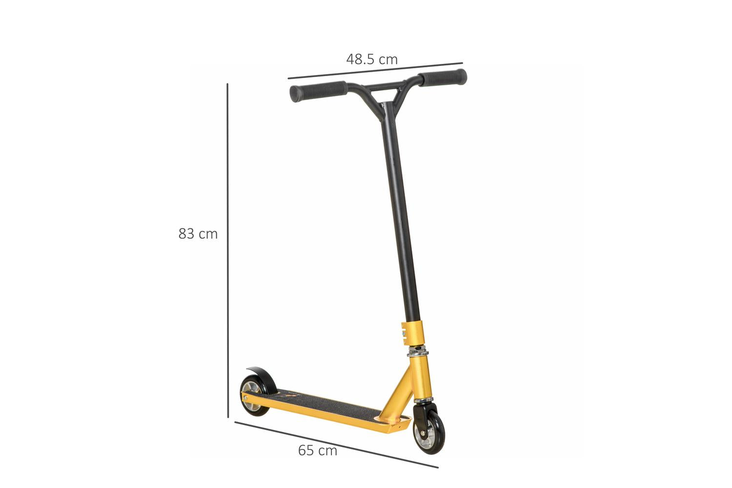 Homcom AA1-091 Stunt Scooter | Gold Tone-2