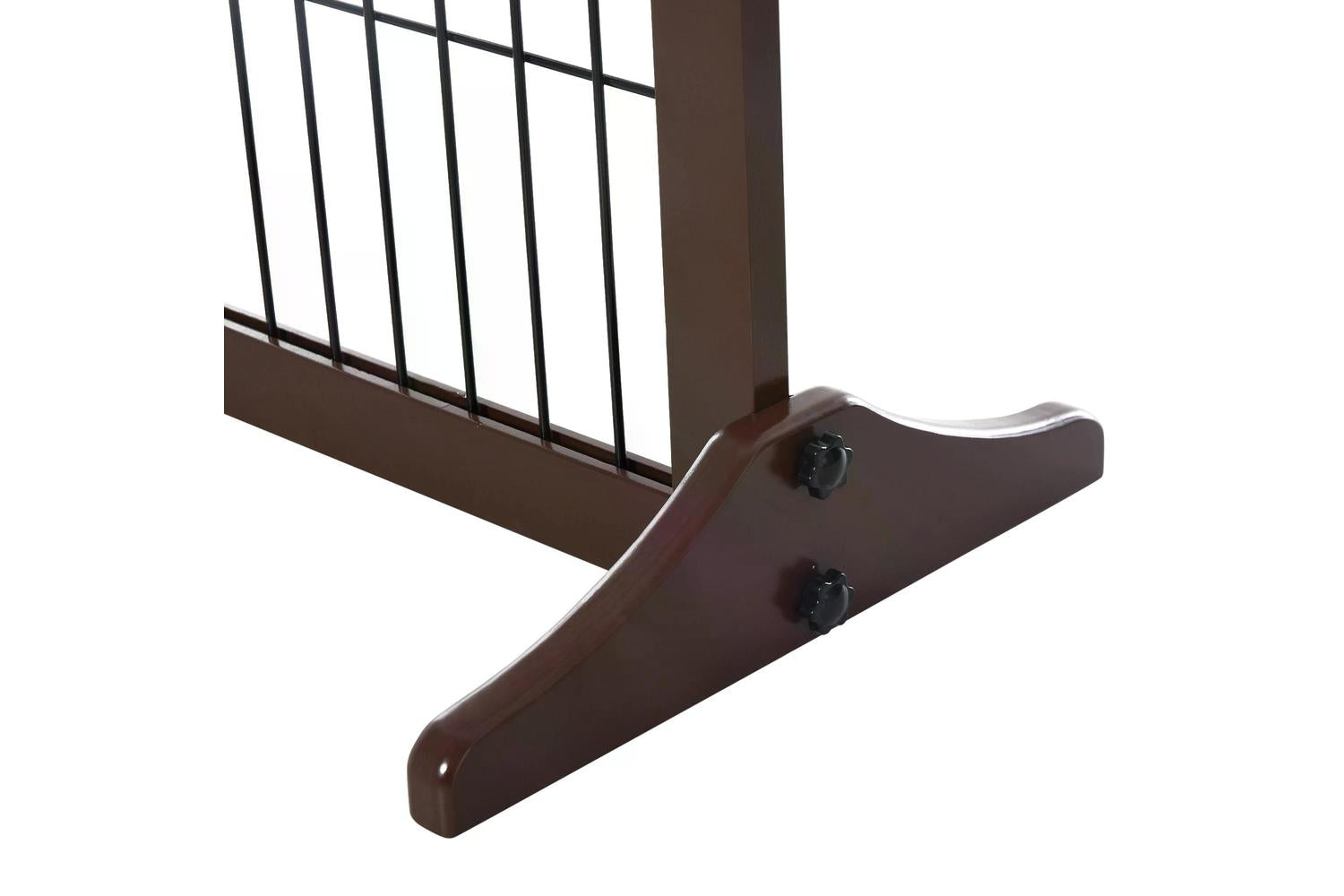 Pawhut D06-080 Indoor Foldable 3 Panel Dog Safety Gate | Brown-6