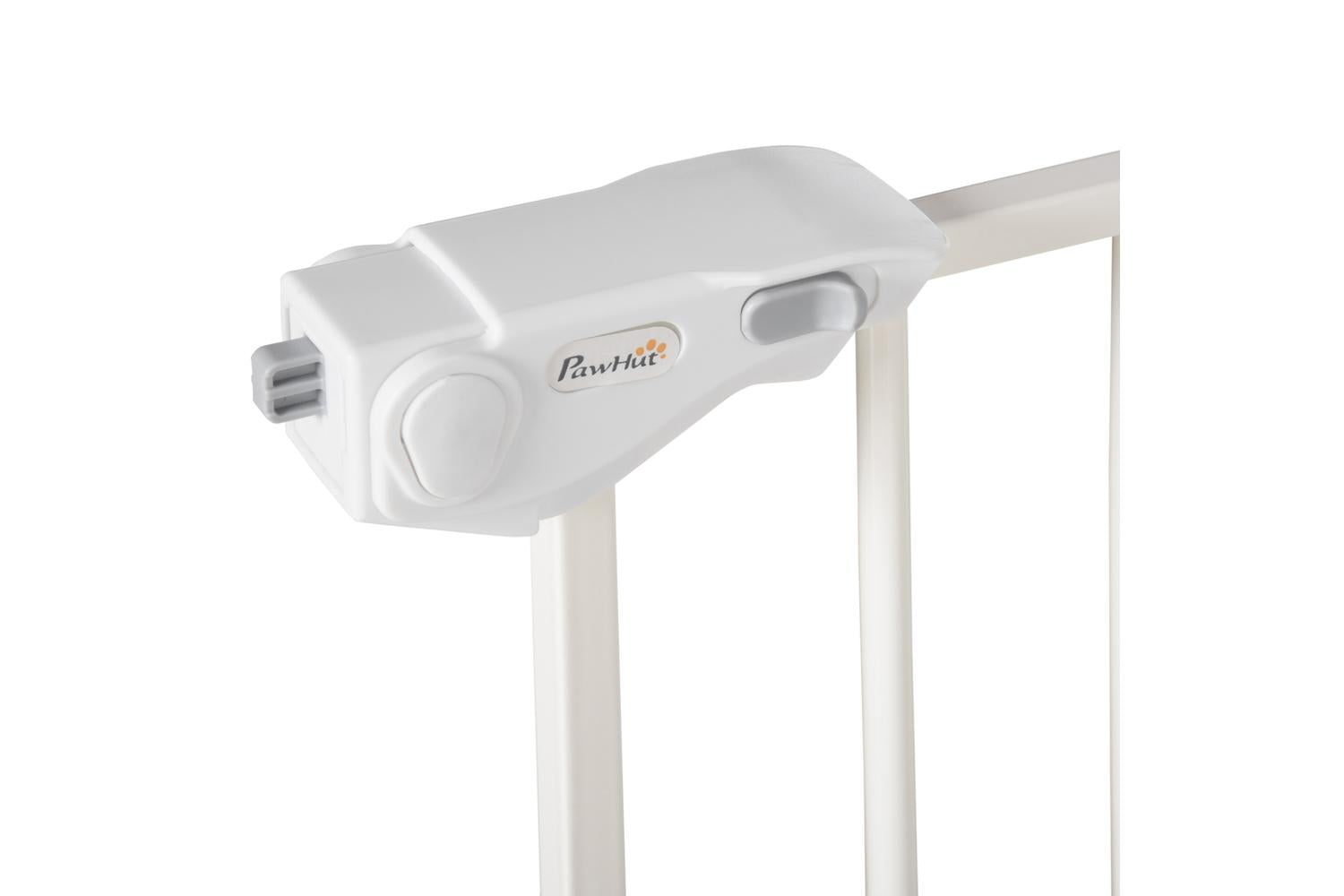 PawHut D06-096WT Pressure Fit Adjustable Pets Barrier | White-7