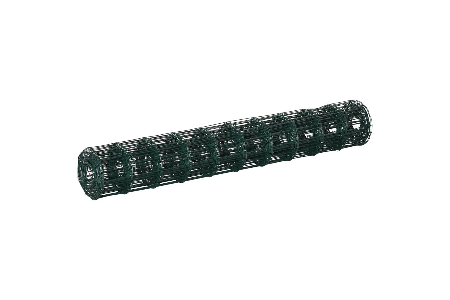 PawHut D06-135 Foldable PVC Coated Welded Garden Fence | Green-7