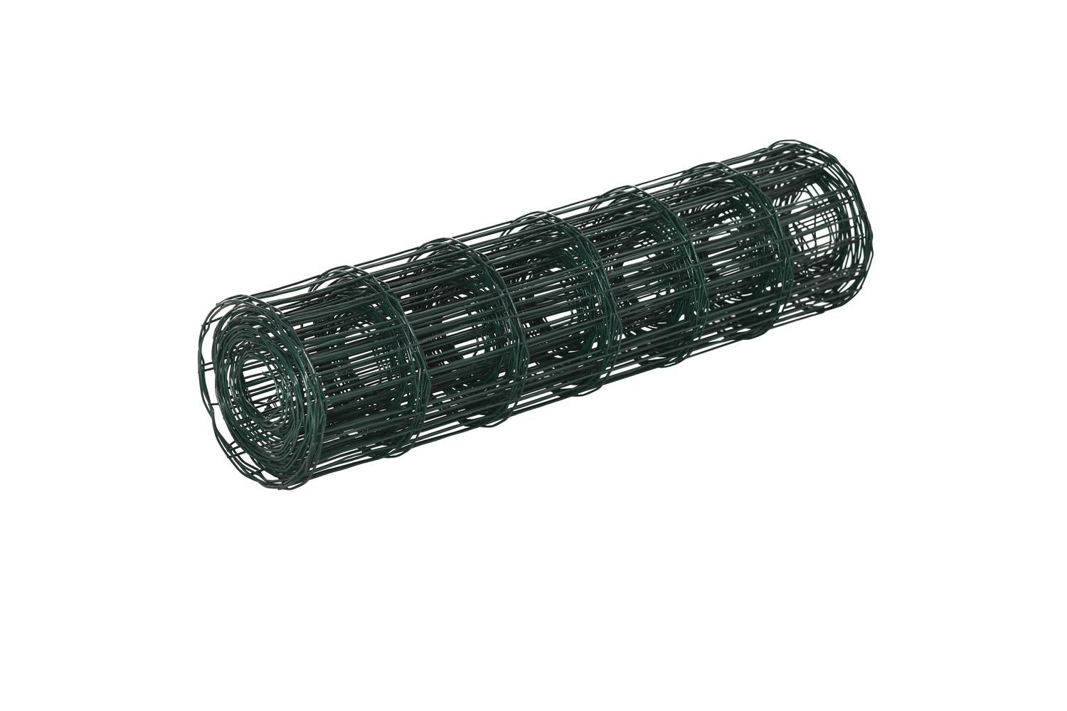Pawhut D06-136 Foldable PVC Coated Welded Garden Fence | Green-7