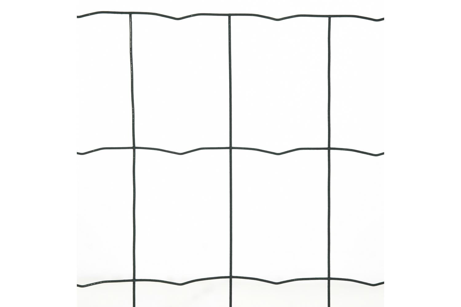 Pawhut D06-136 Foldable PVC Coated Welded Garden Fence | Green-9
