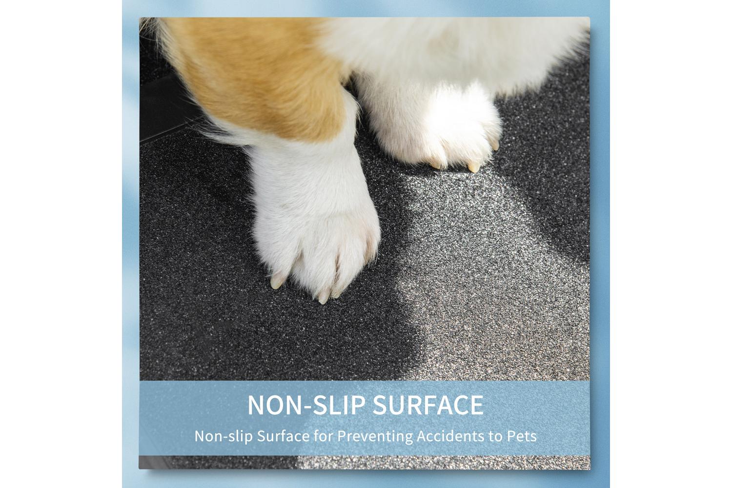 PawHut D06-143 Portable Telescoping Dog Ramp | Black-6
