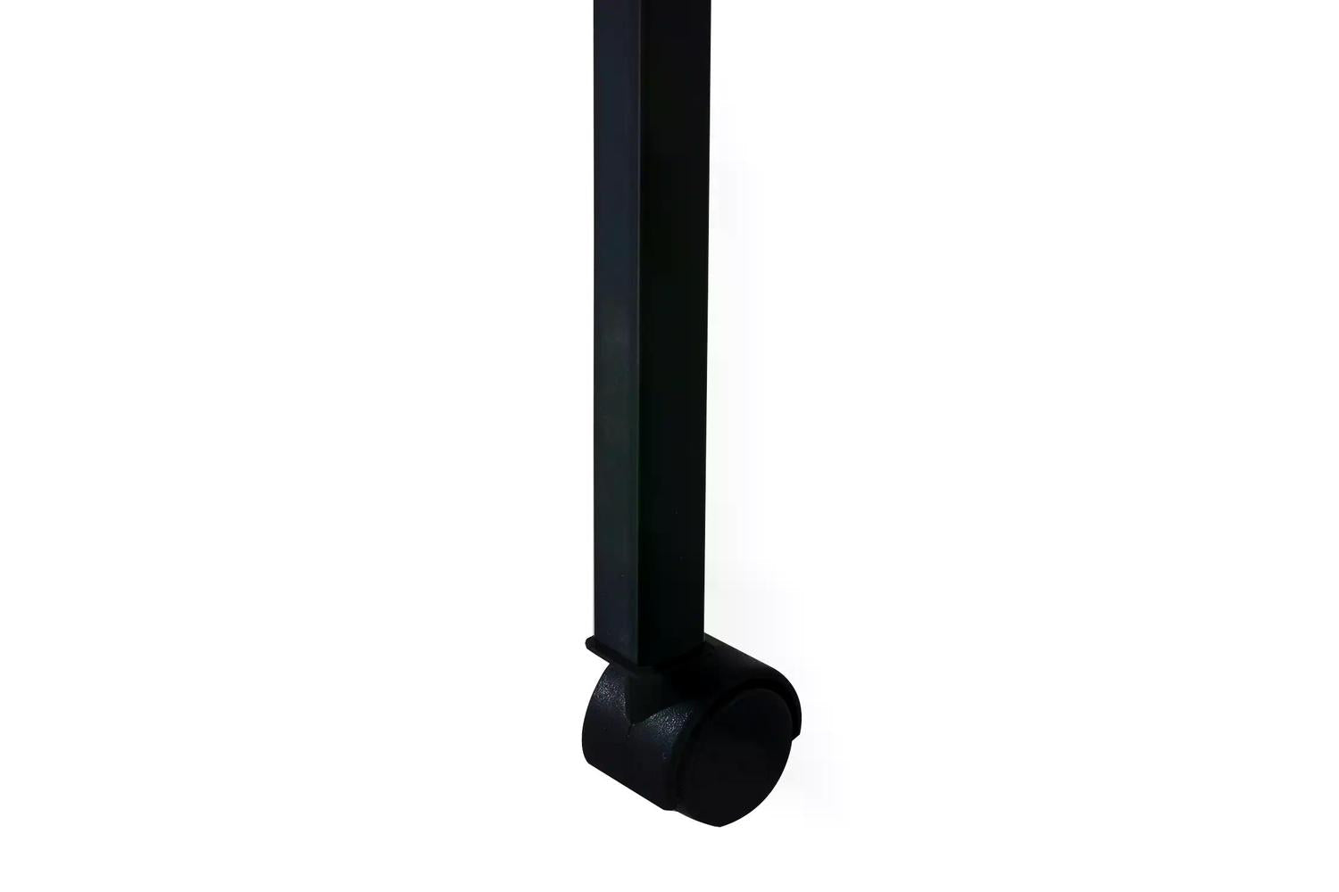PawHut D10-019BK Metal Bird Cage with Removable Wheels Stand | Black-8