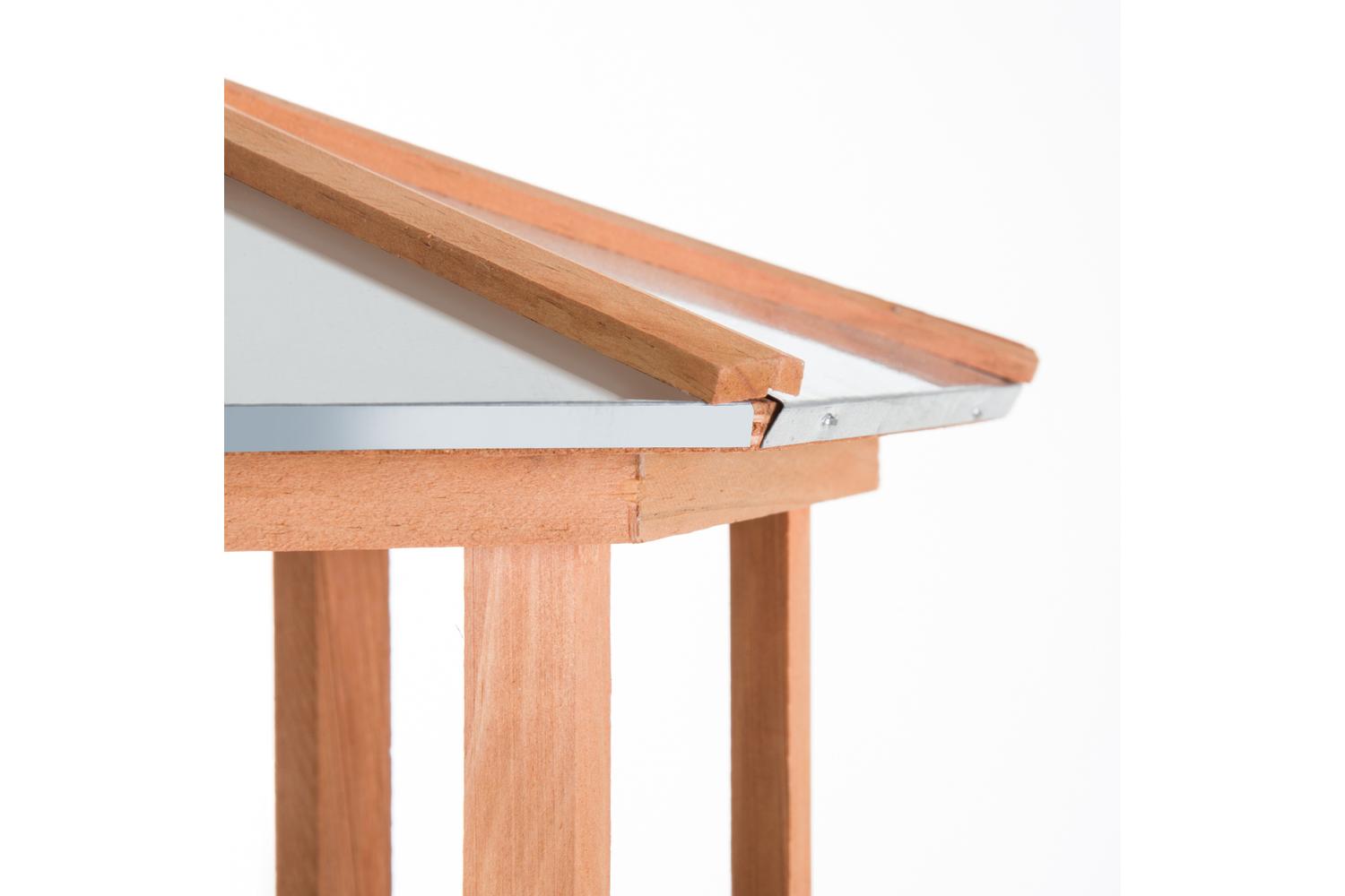 PawHut D10-044 Wooden Freestanding Garden Bird Table | Natural Wood-8