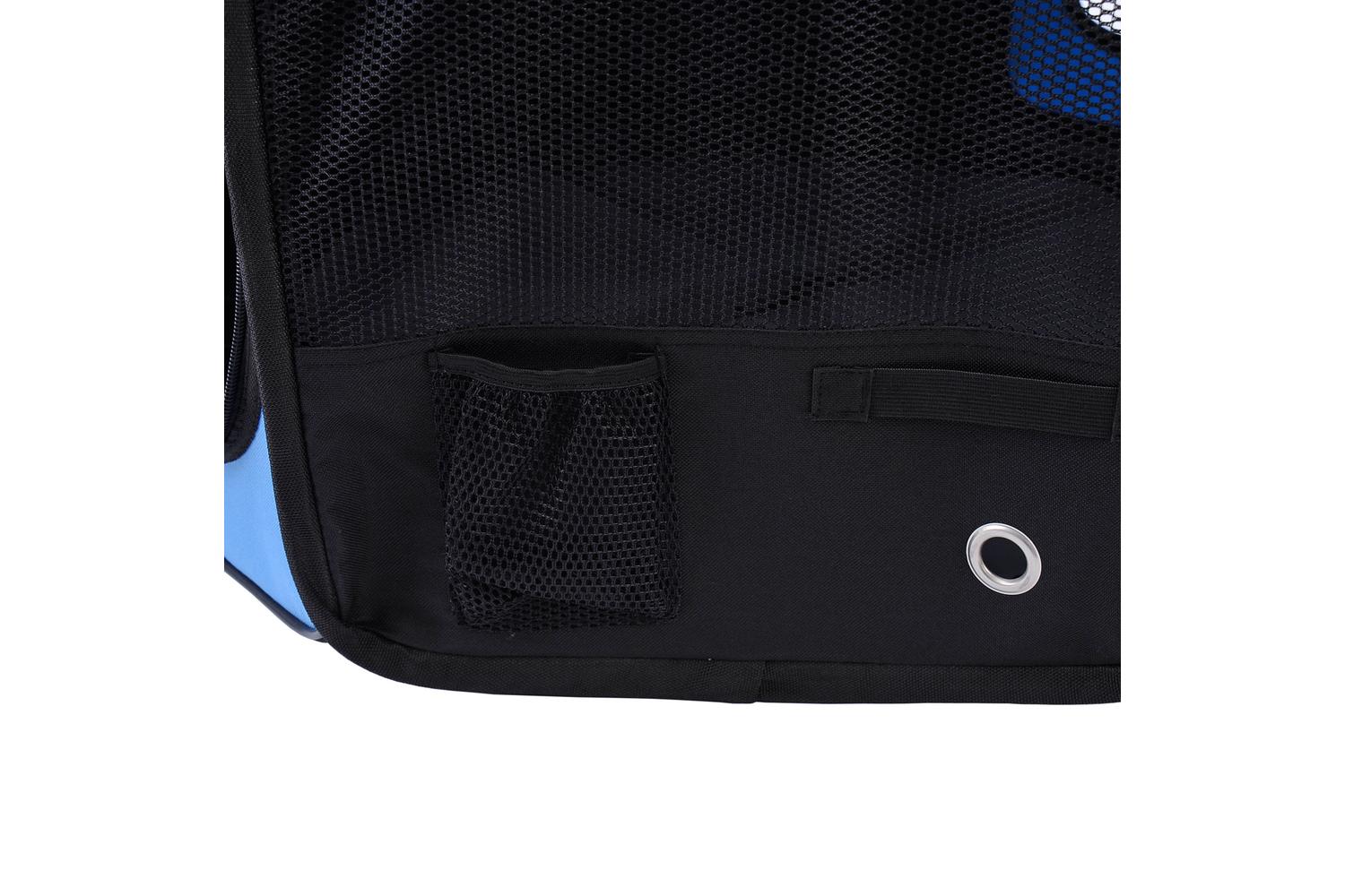 PawHut D1-0109 Breathable Pet Playpen | Blue & Black-7