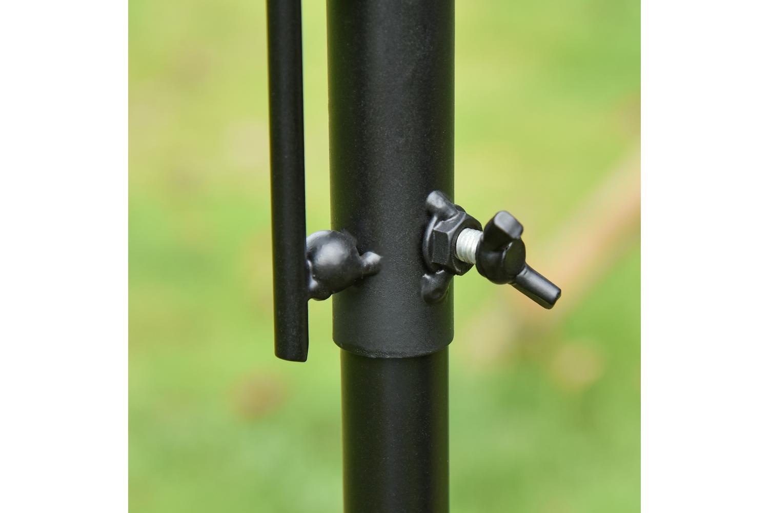 PawHut D11-006BK Bird Feeding Station | Black-7