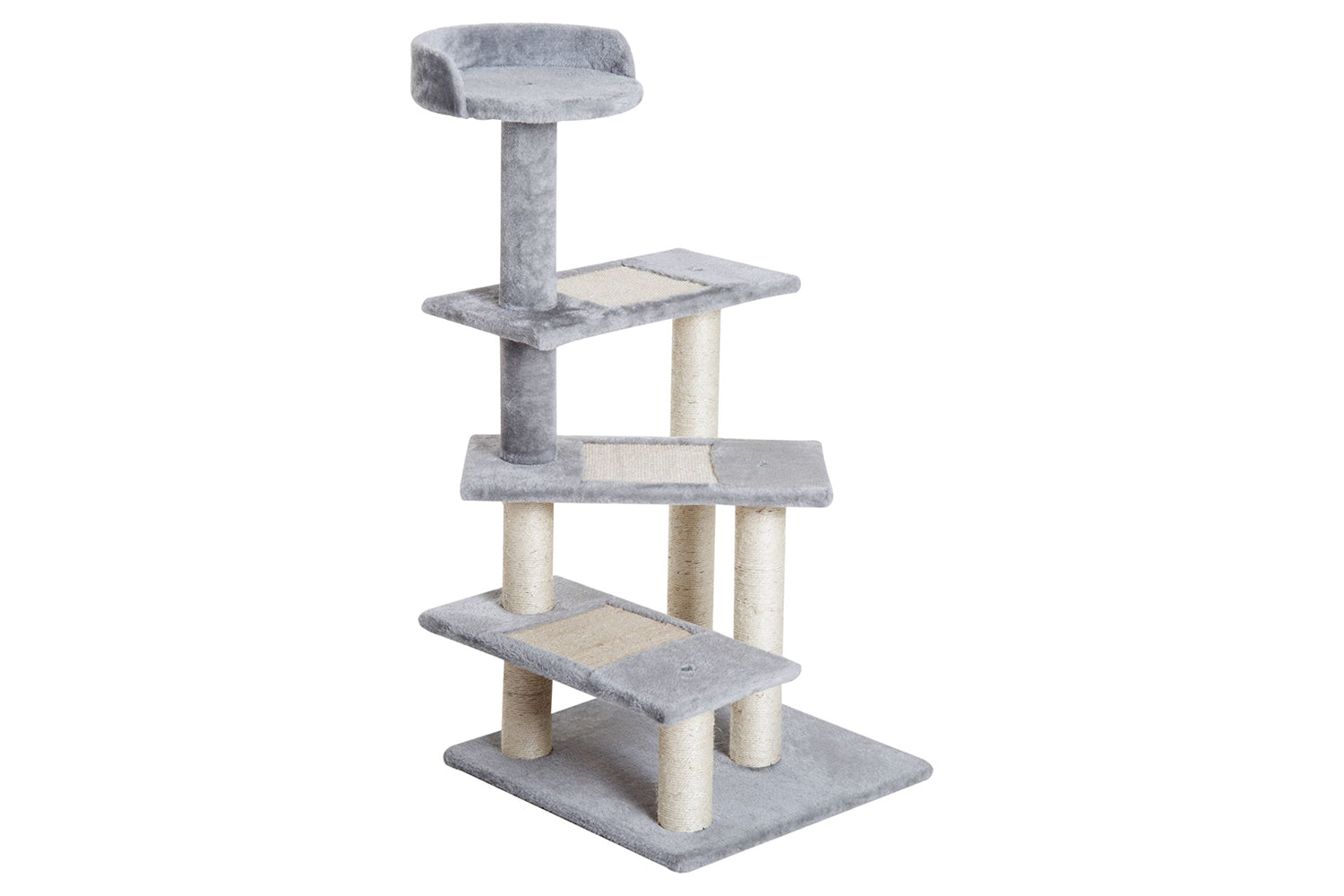 Pawhut D30-183 Cat Tree | Beige & Grey