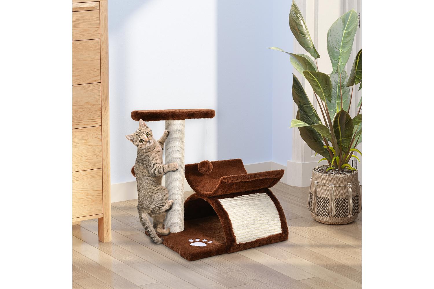 Pawhut D30-189 Cat Tree | Brown