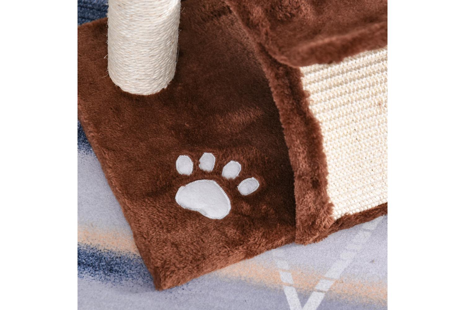 Pawhut D30-189 Cat Tree | Brown-9