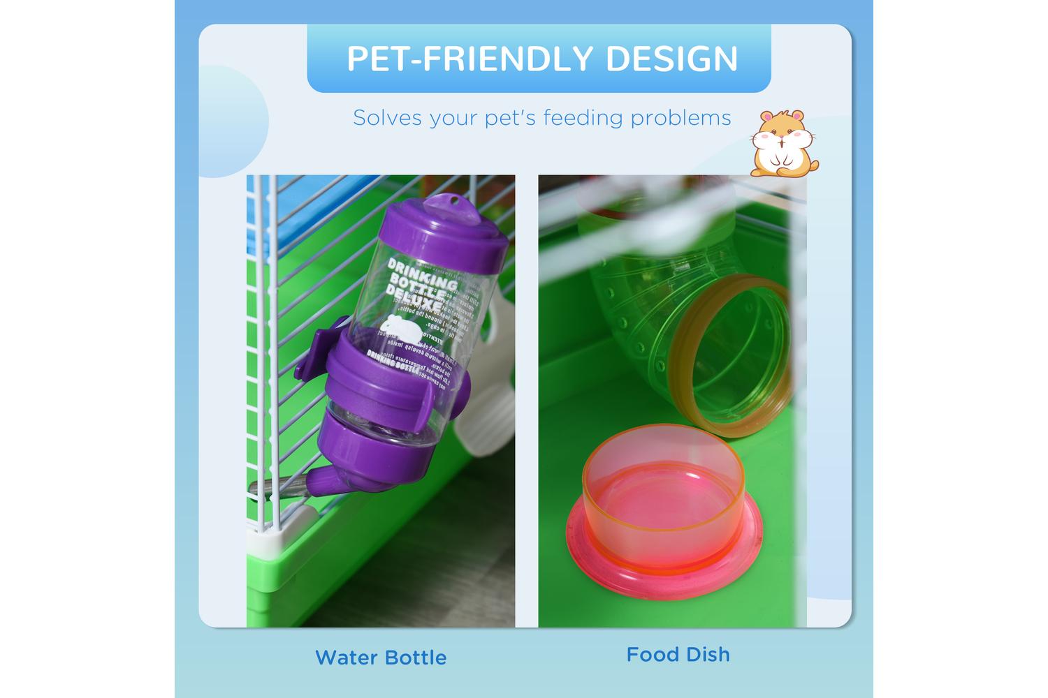 PawHut D51-214 5 Tier Hamster Cage-4