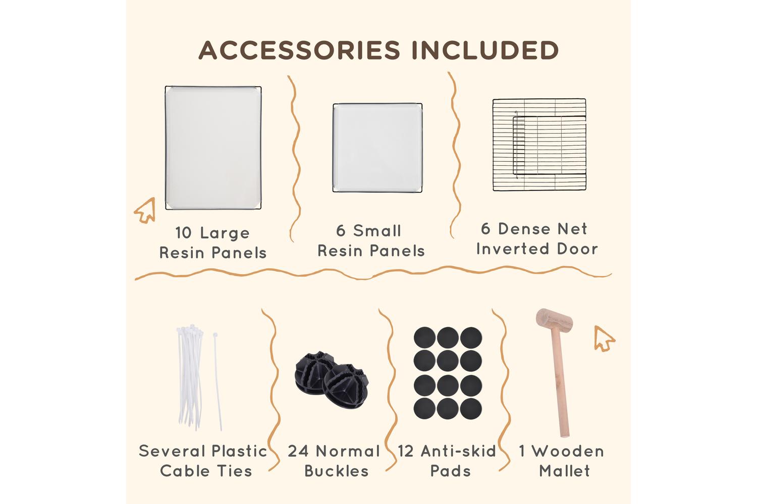 PawHut D51-258 Small Animal Cage-6