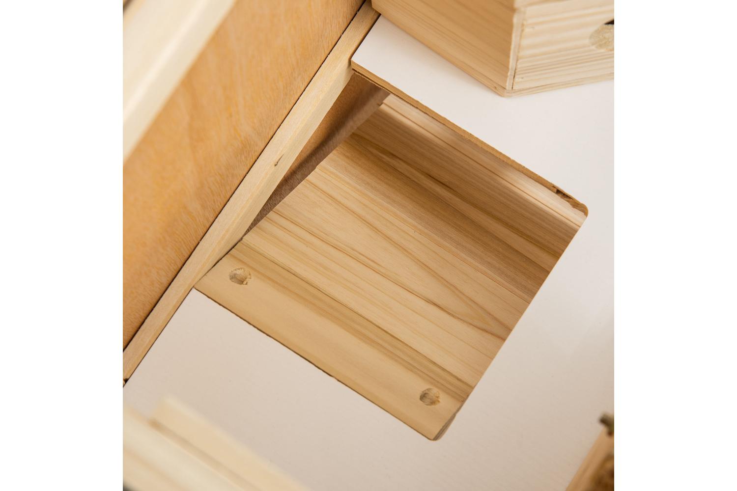 PawHut D51-285 Wooden Hamster Cage | Natural-7