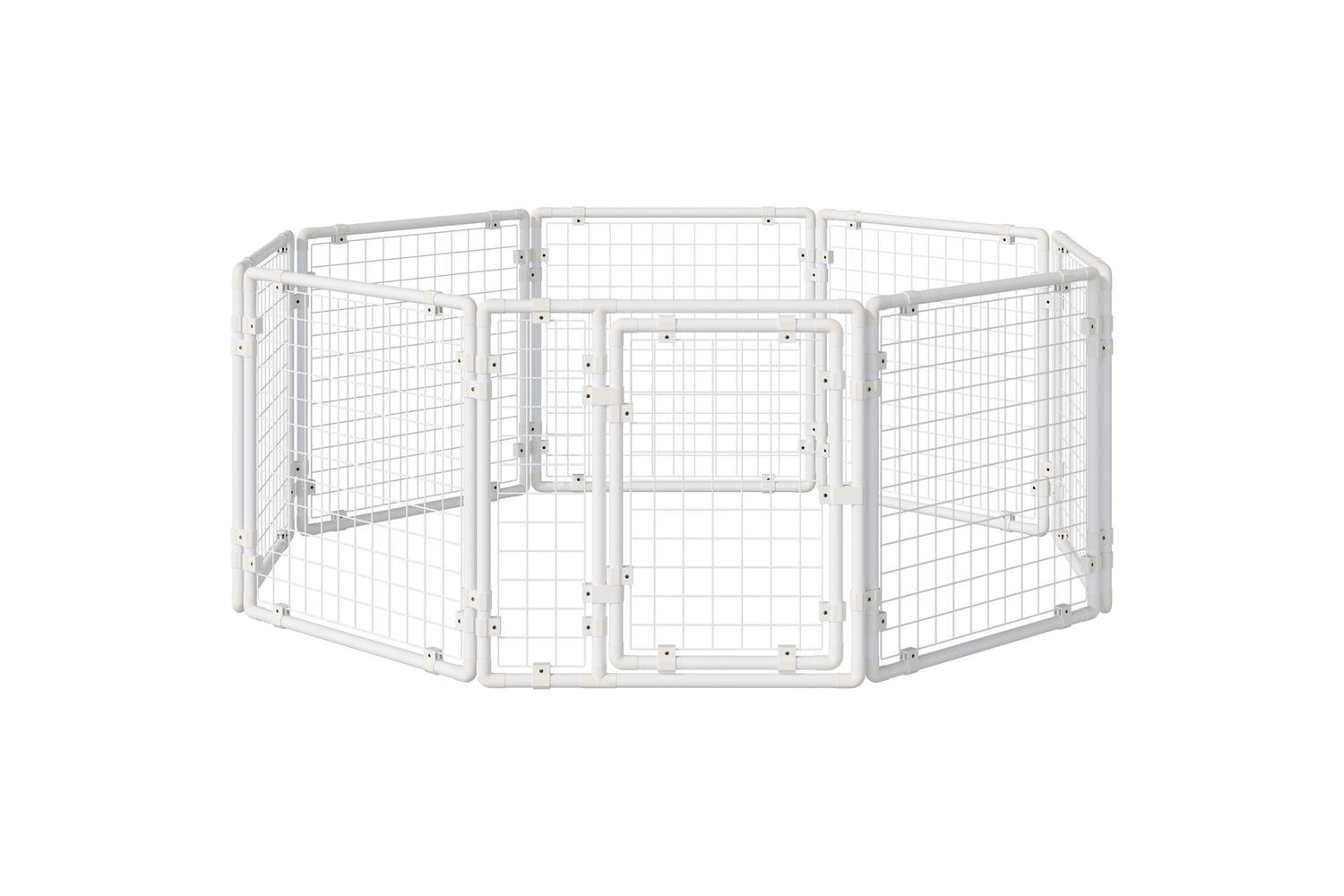 PawHut D51-322 Large Bunny Cage with Door | 9 Pieces-7