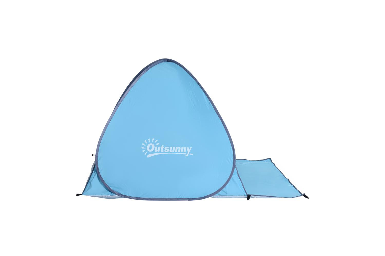 Outsunny 2 Person Pop Up UV Shelter | Shade Blue-7