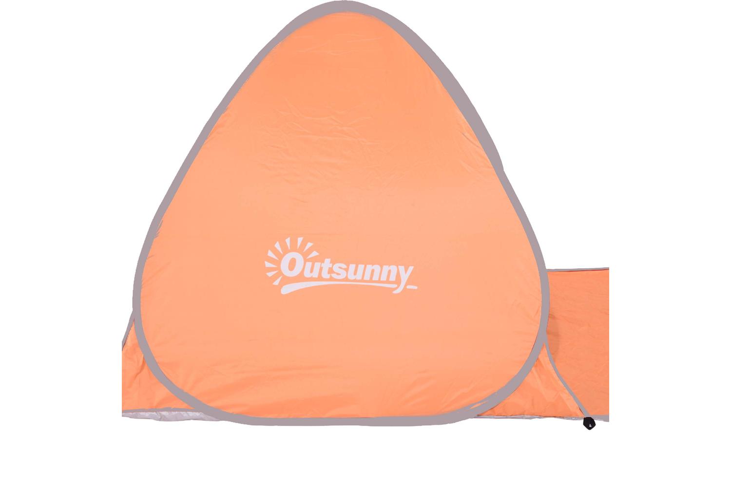 Outsunny 2 Person Pop Up Shelter | Orange-7
