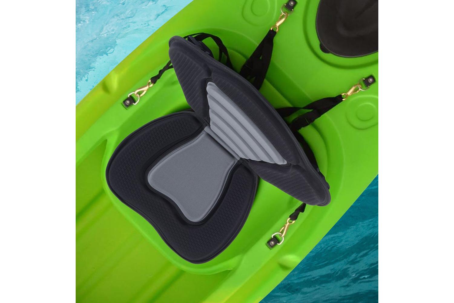Homcom High Back Detachable Canoe Seat | Black-7