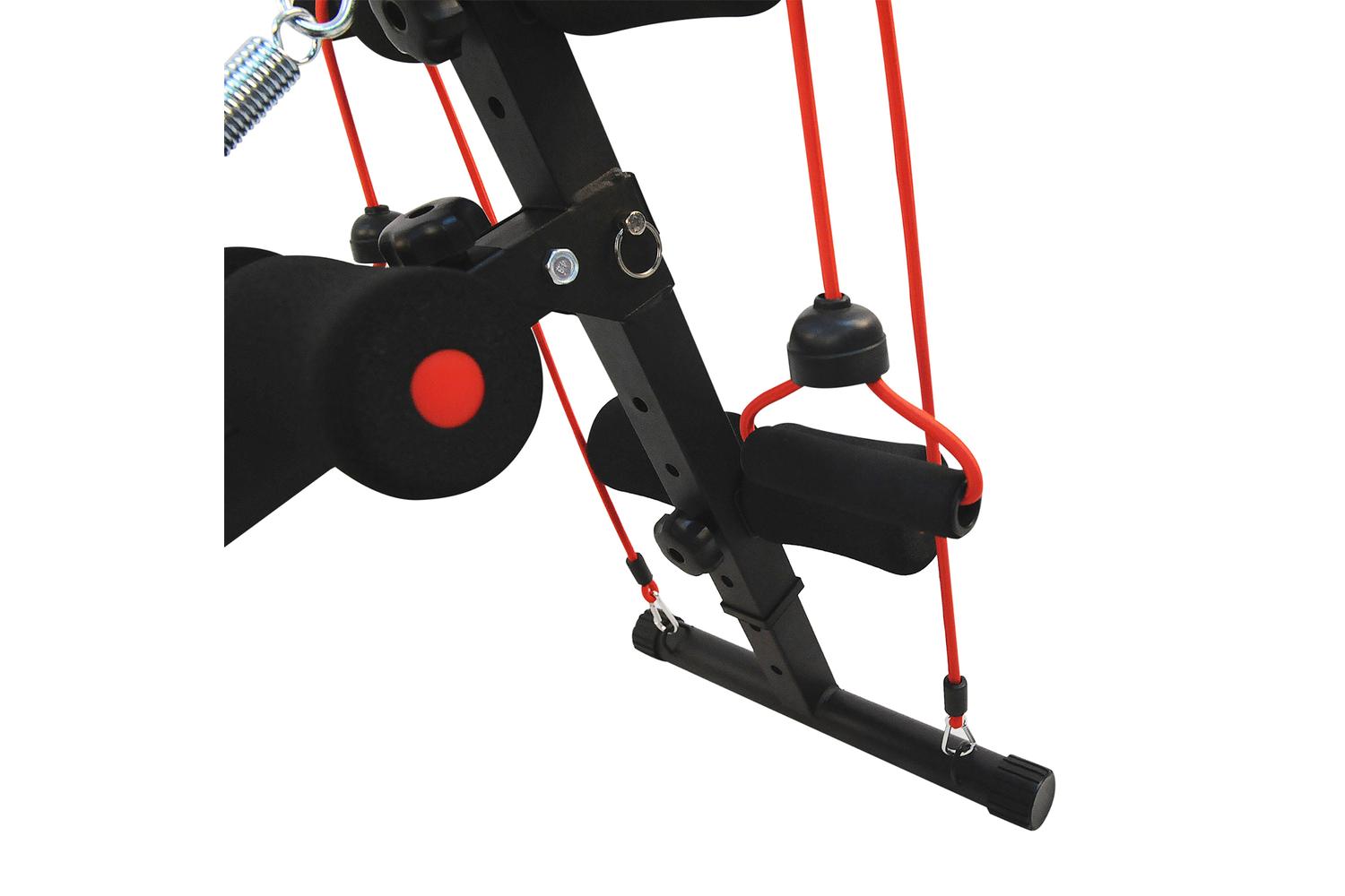 Homcom Sit Up Workout Bench | Black/Red-7