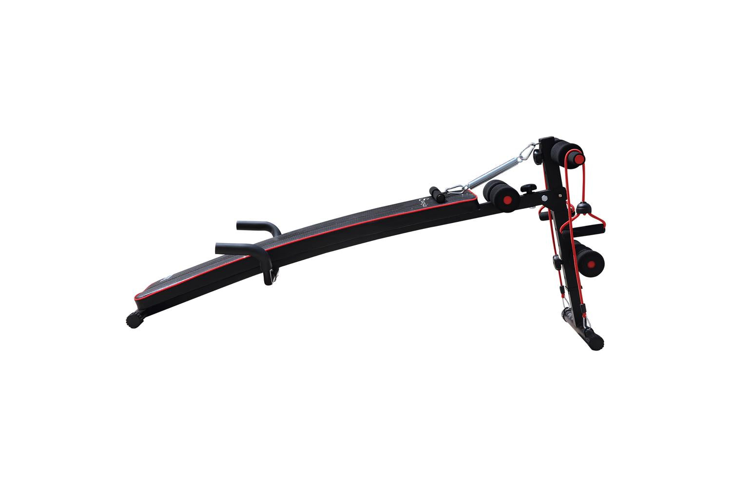 Homcom Sit Up Workout Bench | Black/Red-8