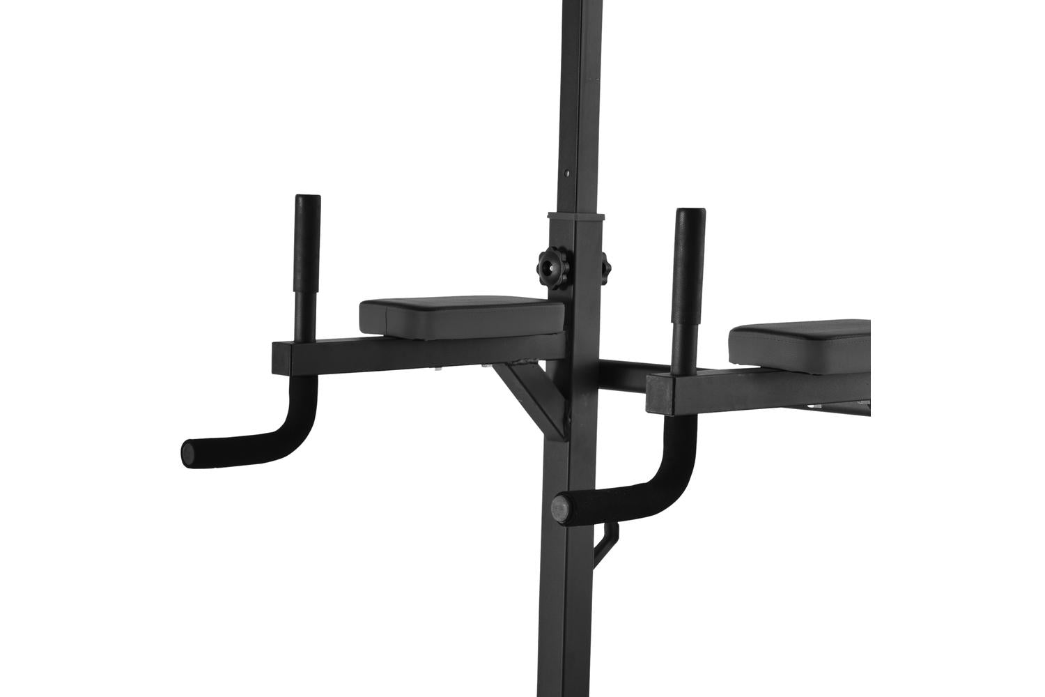 Homcom Adjustable Multi Function Dip Stands | Black-7