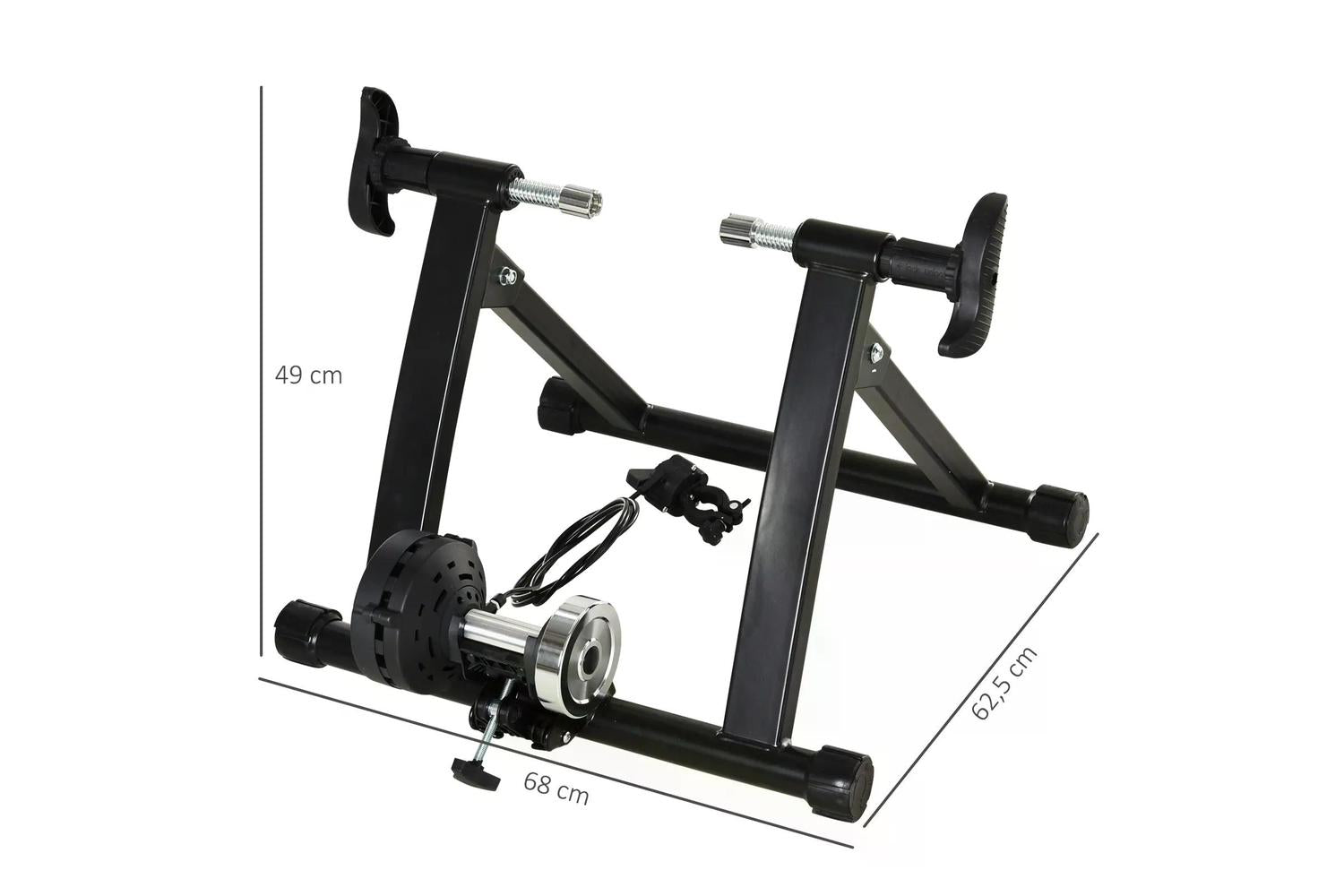 Homcom Indoor Exercise Bike | Black-2