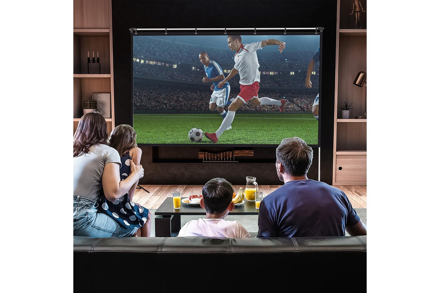 Homcom 4k HD Projector Screen and Stand