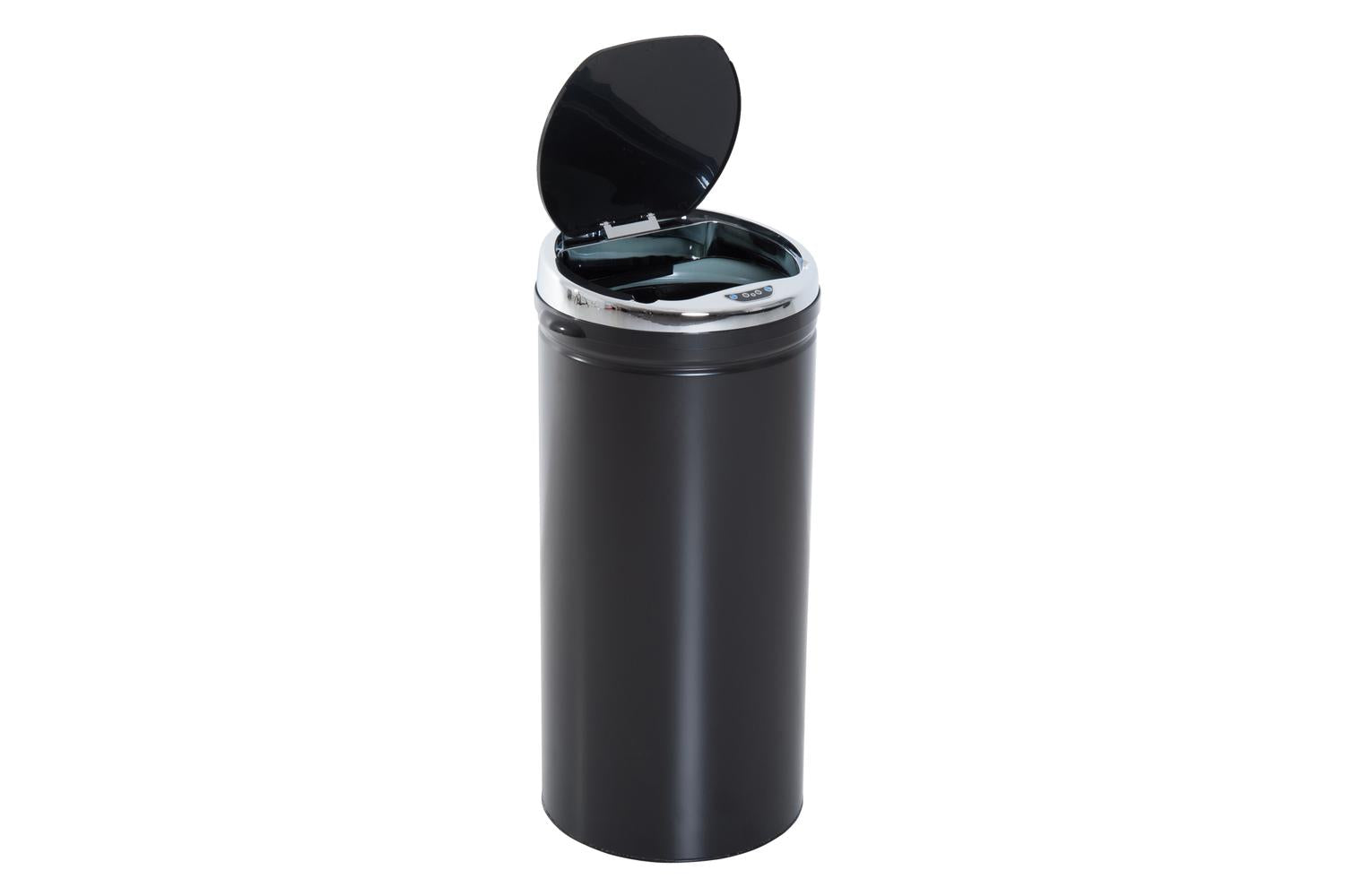 Homcom Stainless Steel Sensor Trash Can W/ Bucket | Black