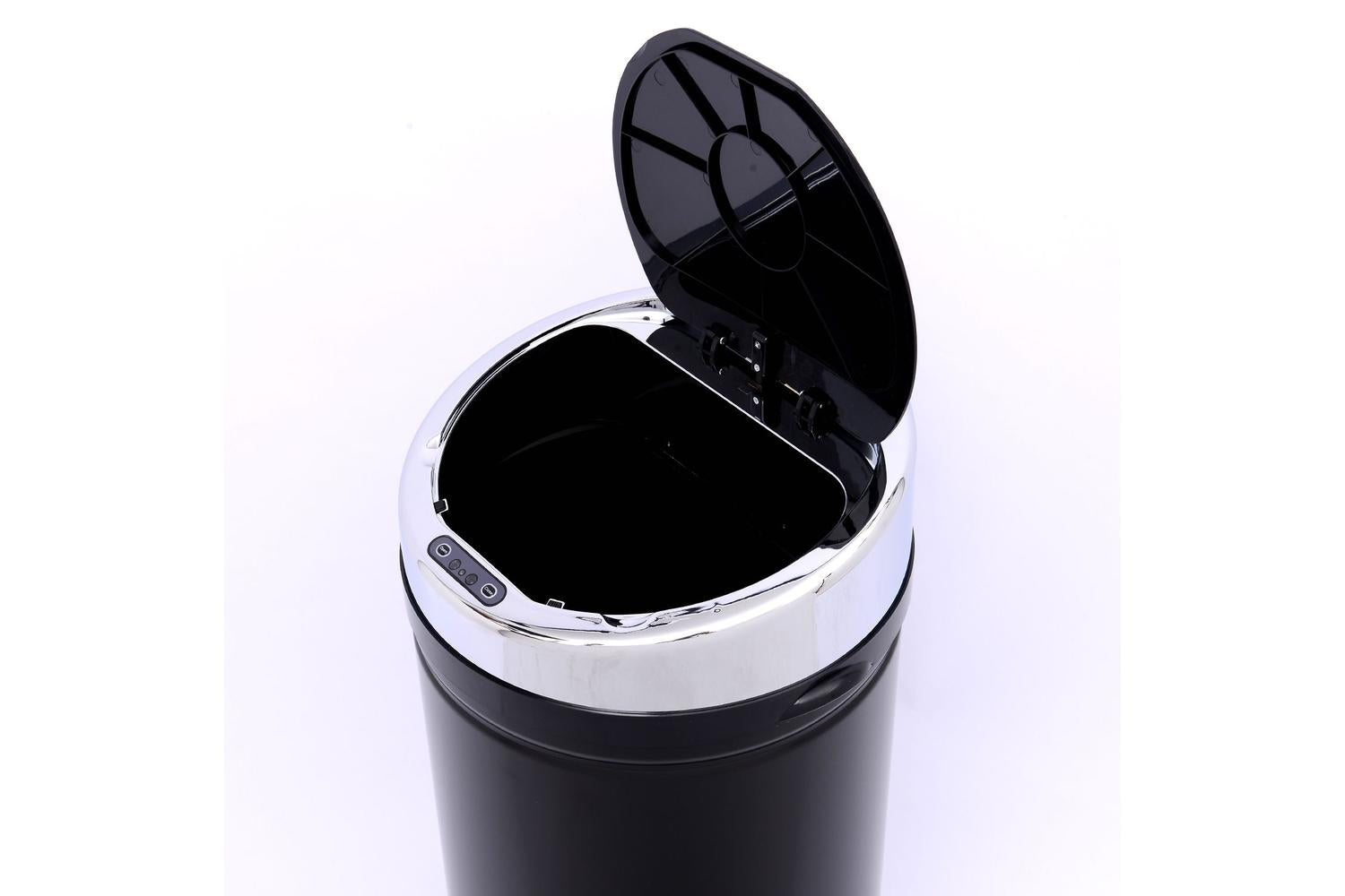 Homcom Stainless Steel Sensor Trash Can W/ Bucket | Black-8