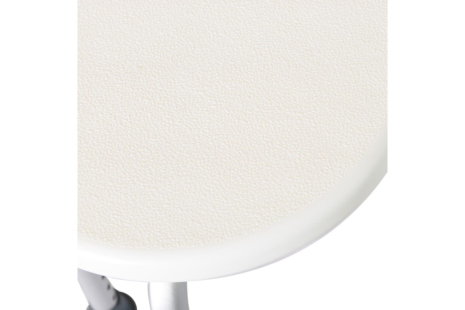Homcom Adjustable Shower Stool for Elderly | Cream White-7