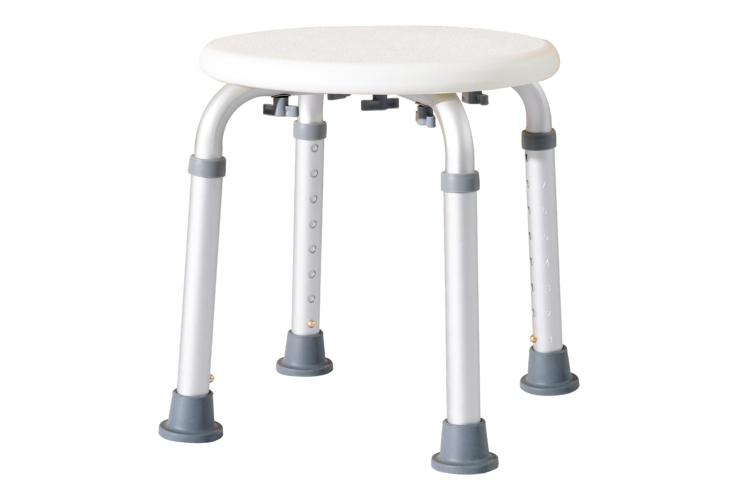 Homcom Adjustable Shower Stool for Elderly | Cream White-8