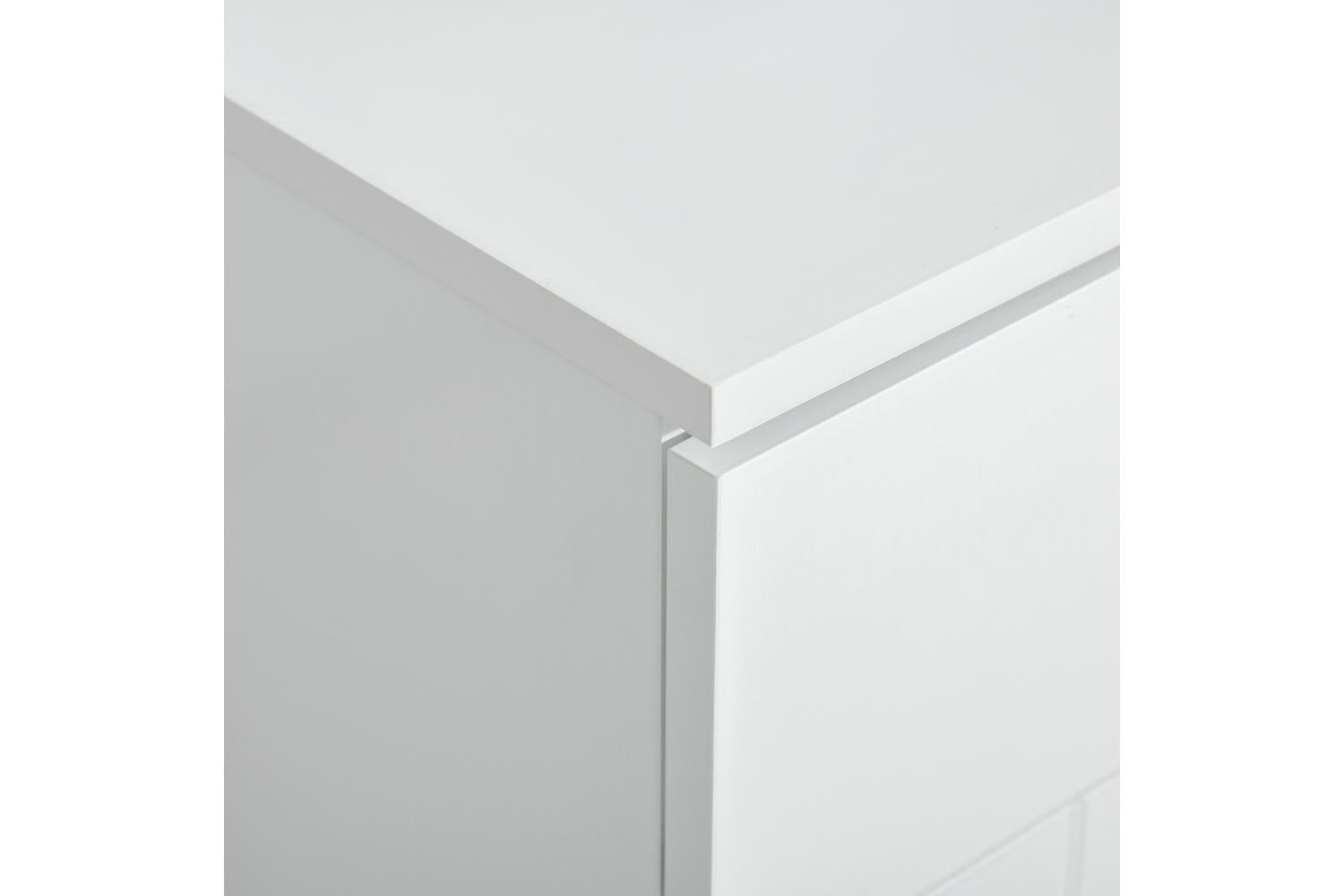 Kleankin Modern Freestanding Bathroom Floor Cabinet | White-8