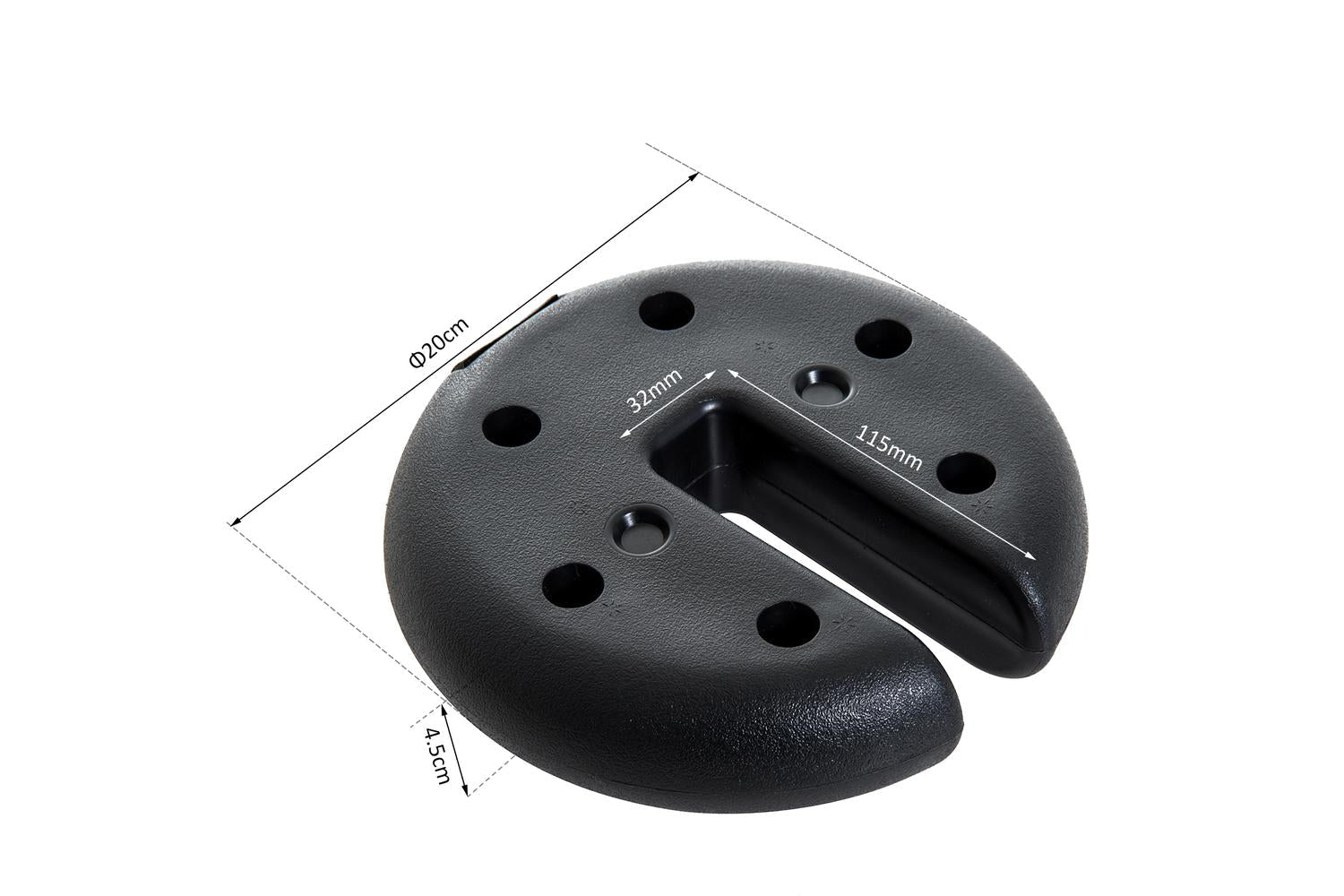 Outsunny Tent Weight Base | Black | 4 Pieces-2