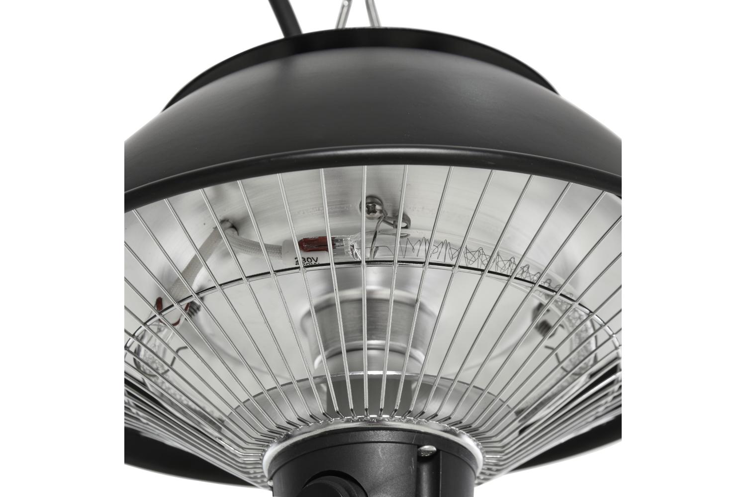 Outsunny 600W Patio Ceiling Electric Heater | Black-8